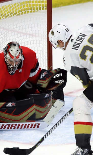 Carrier scores game-winner, Golden Knights top Senators 5-3